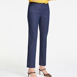Ann Taylor Ankle Pant in Faux Denim